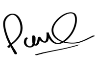 Paul Hancox's signature