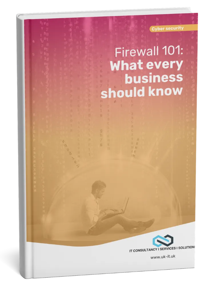 Cover of the guide: Firewall 101 - what every business should know