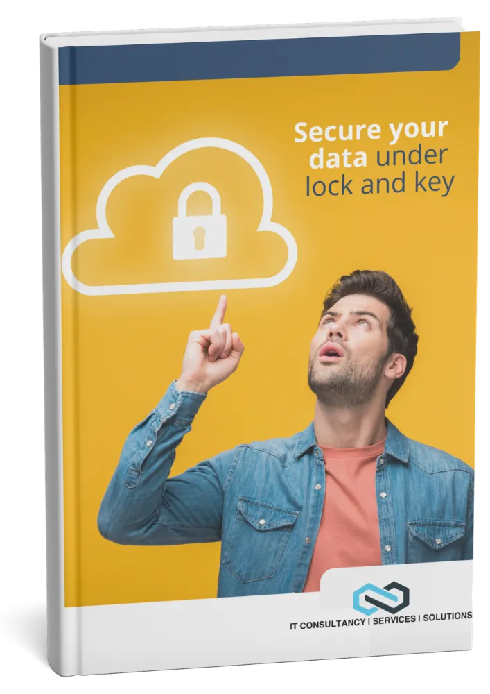 Cover of the guide: Secure your data under lock and key