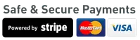 Payments powered by Stripe. Mastercard and Visa accepted.